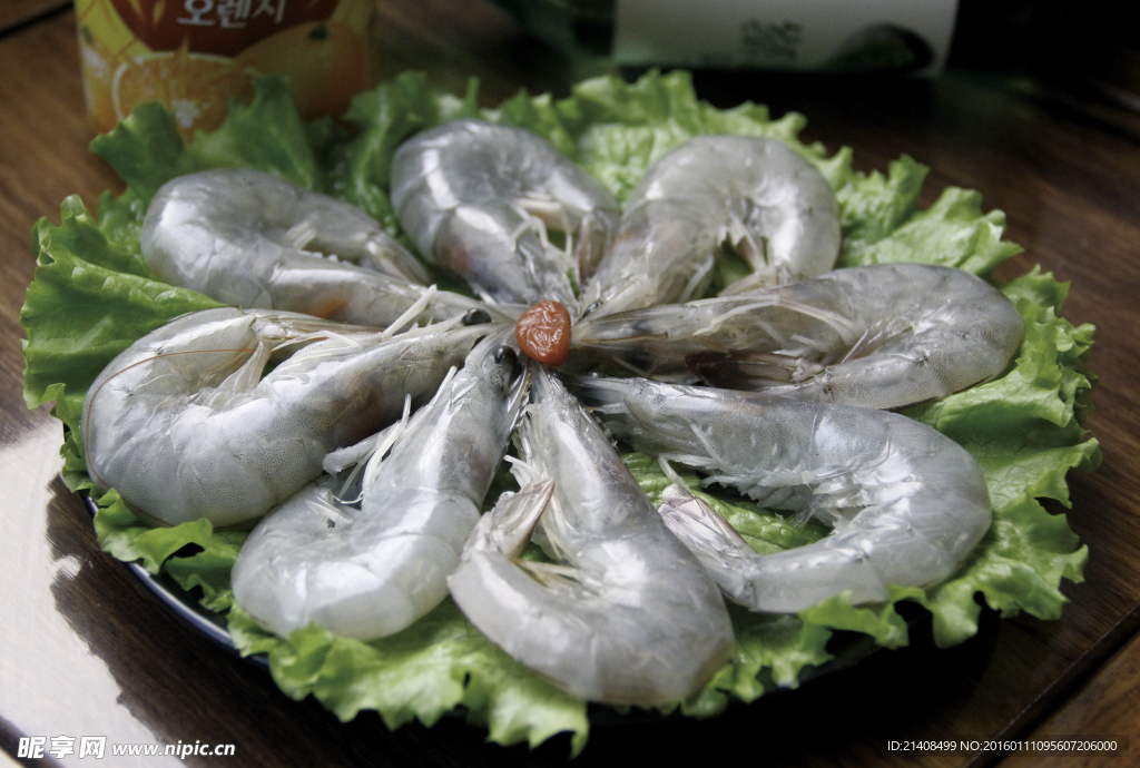 青虾 韩式烤肉