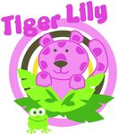 矢量卡通老虎印花图案