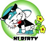 矢量卡通小猫印花图案