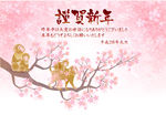 精美猴年贺卡
