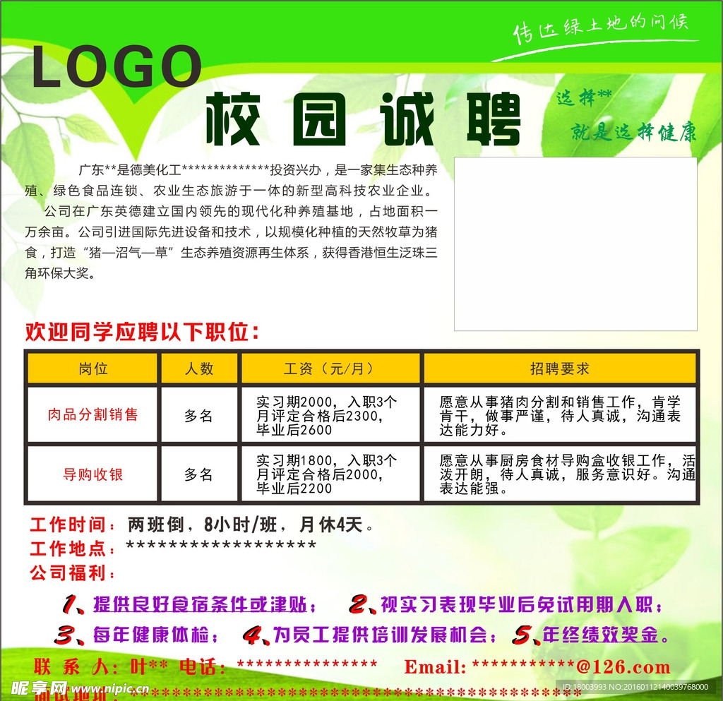 校园诚聘