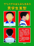 中学男生发型
