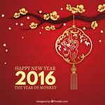2016猴年春节传统剪纸素材