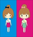 卡通小女孩