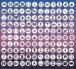 手机网页常用扁平图标icon