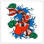 鱼儿古典图案
