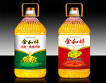 大豆油 油标签(展开图）