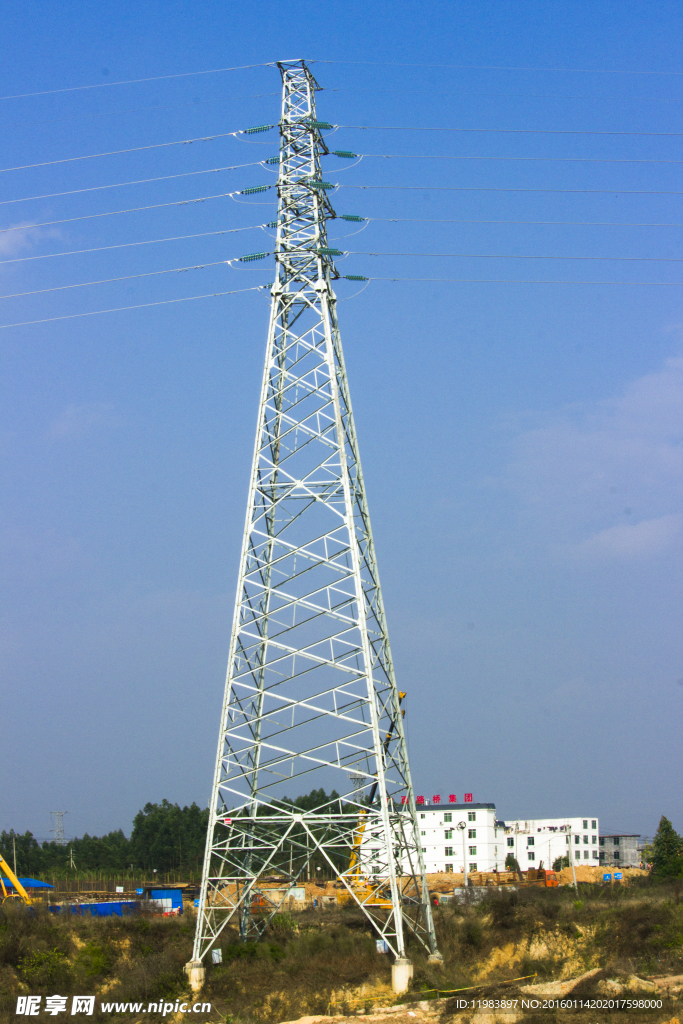 高压线塔架