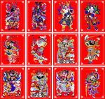 武强中国年画矢量