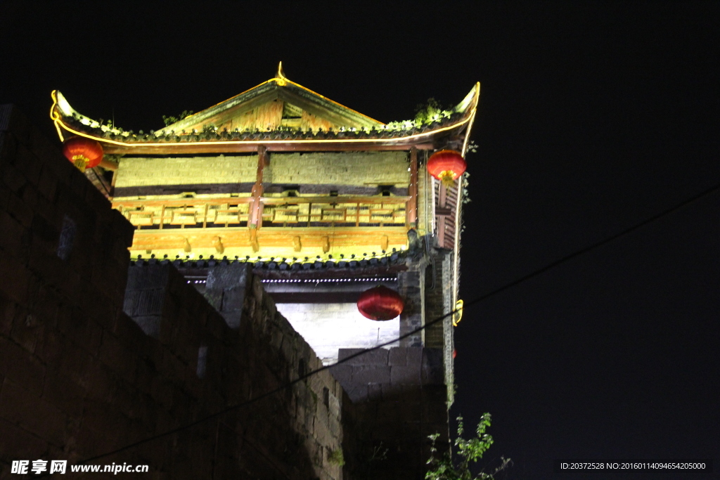凤凰古城夜景