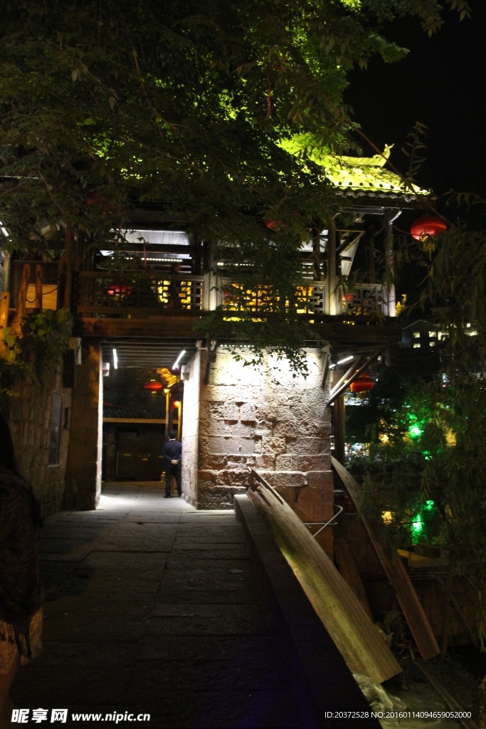 凤凰古城夜景
