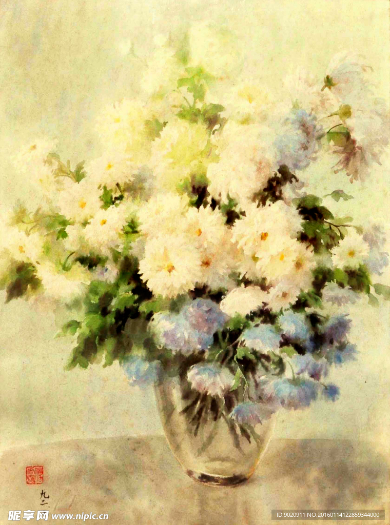 傅尚媛 花卉