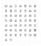 50+办公类图标sketch