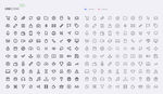 简洁线型图标Uniicons