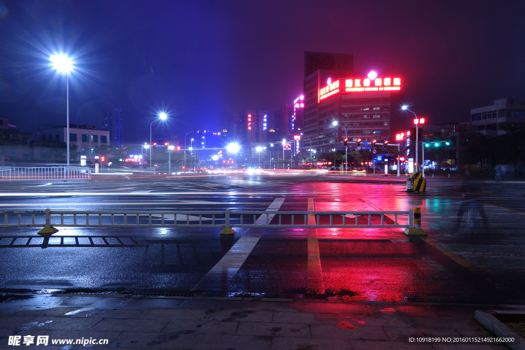 湛江街道夜景