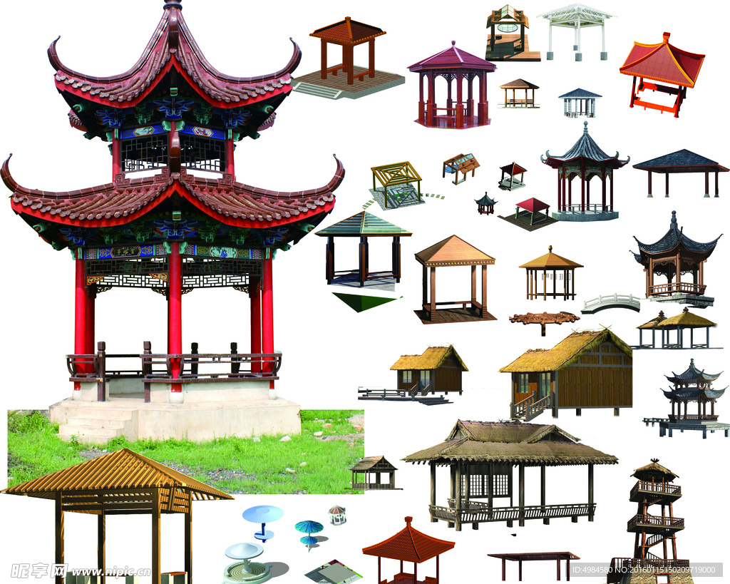 亭子古建素材