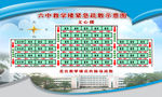 六中教学楼紧急疏散示意图