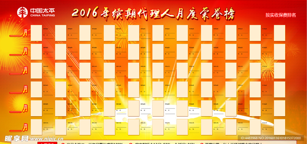 2016年续期代理人荣誉榜