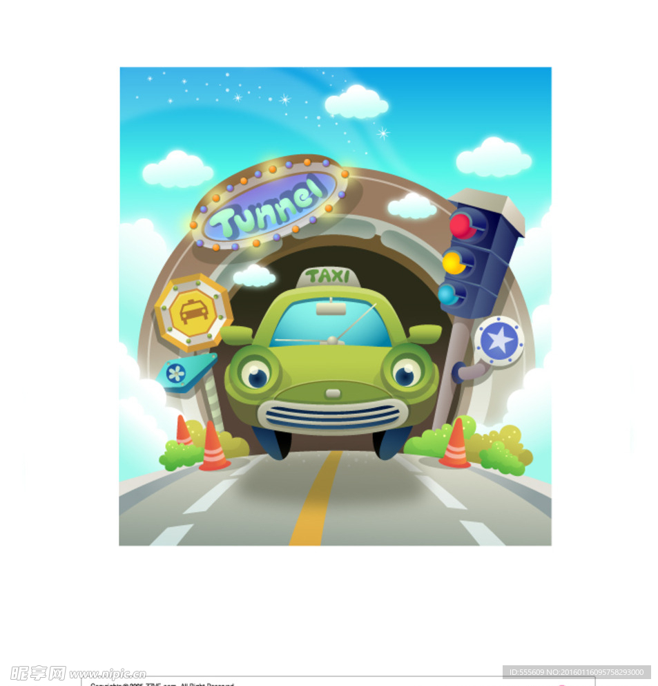 卡通出租车