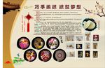 巧手编织宣传展板