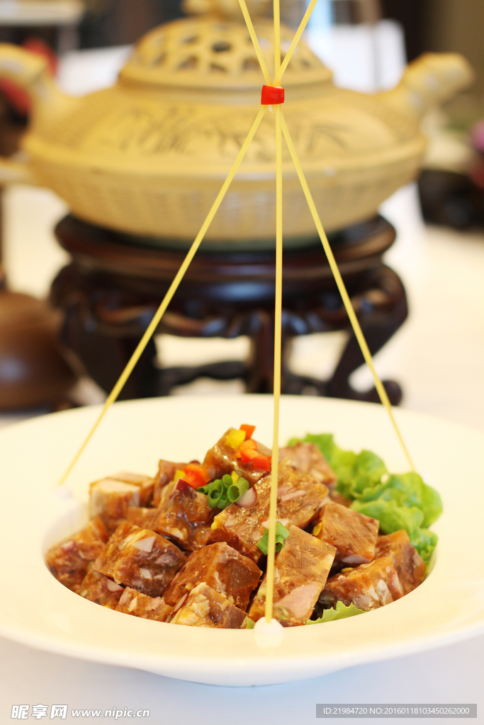驴肉杂粮冻