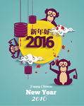 小猴闹新年