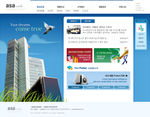 韩国设计风格企业网页模板