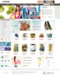 韩国女性购物电子商务网页