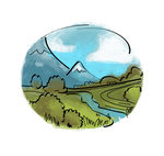 水彩风景画