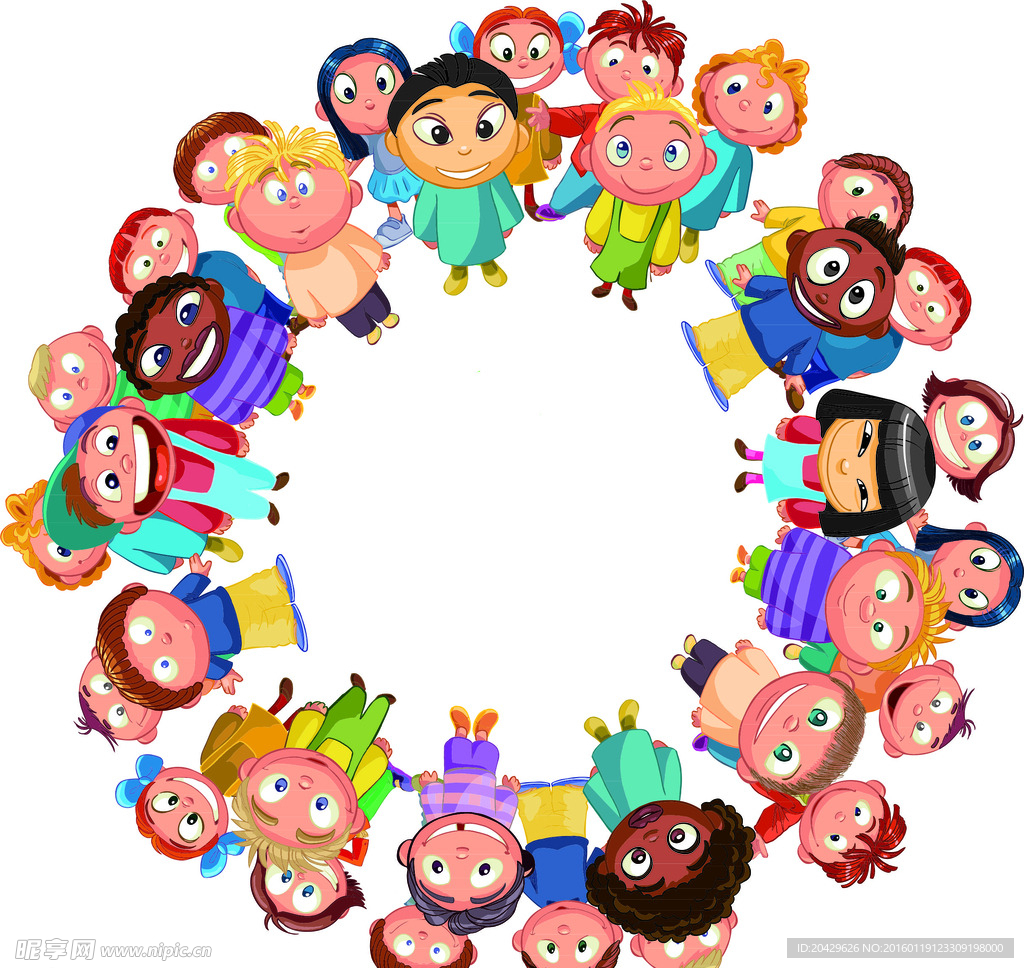 卡通人物矢量图