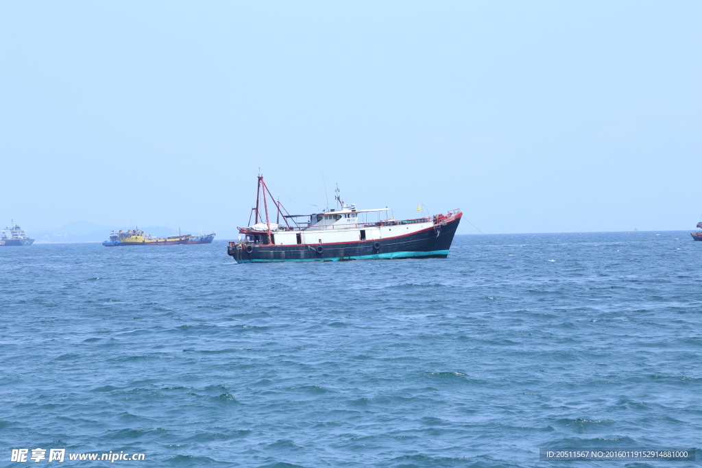 外伶仃岛 海景 大海 航拍外伶