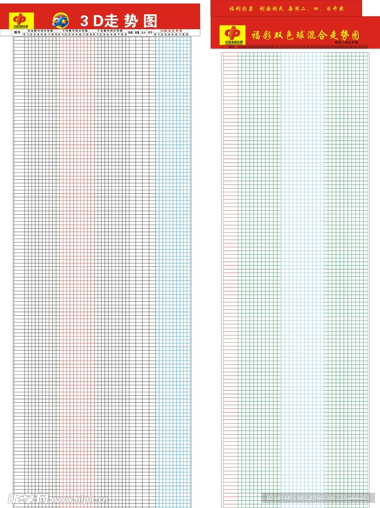 3D走势图福彩双色球