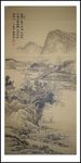 仿古山水画