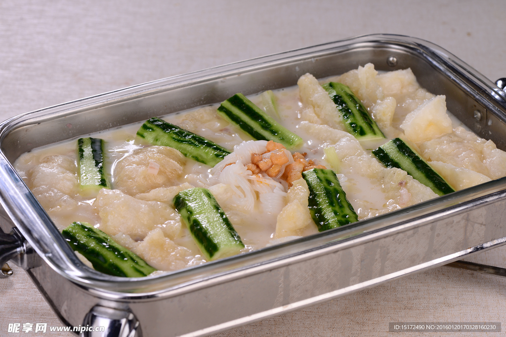 肉碎胜瓜煮鱼肚