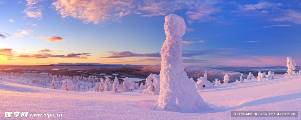 祖山雪景