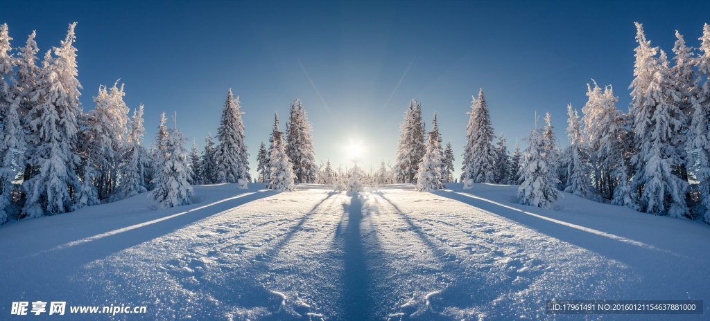 祖山雪景