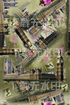 欧式建筑花卉图案