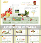 食品网站图片 有机食品 绿色