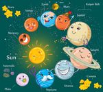 卡通宇宙太阳系