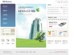 韩国企业科技网站设计页面
