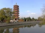 上海老街七宝教寺风景