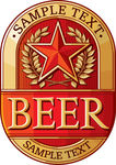啤酒商标beer