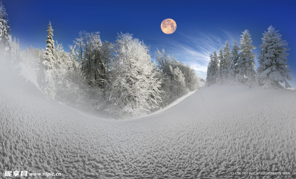 唯美祖山雪景