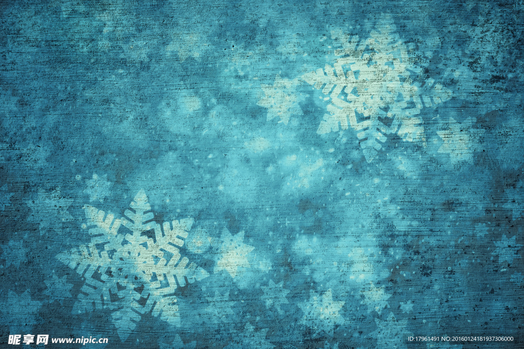 炫酷雪花背景