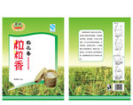 美玲稻花香米包装设计