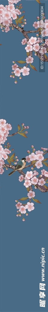 花鸟条屏