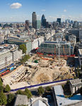 伦敦市区建筑工地