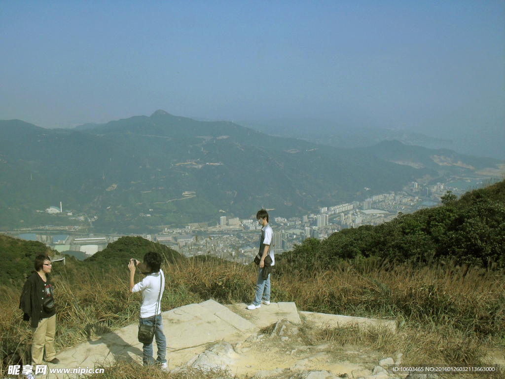 高山旅游 旅游俯视