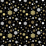 金色雪花