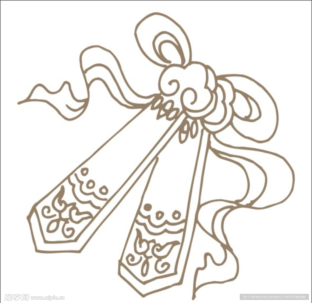中式边框中式花纹民族花纹